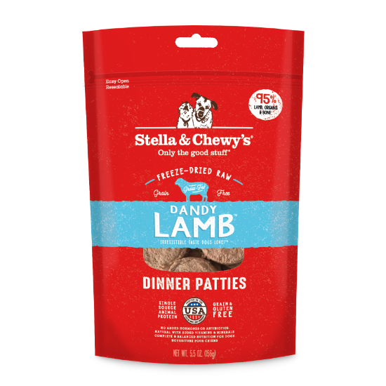 Picture of Stella & Chewy's Dandy Lamb Freeze-Dried Raw Dog Food: Dinner Patties 5.5 oz