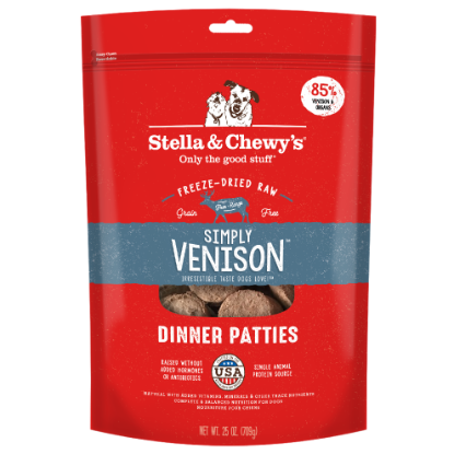 Picture of Stella & Chewy's Simply Venison Freeze-Dried Raw Dog Food: Dinner Patties 5.5 oz