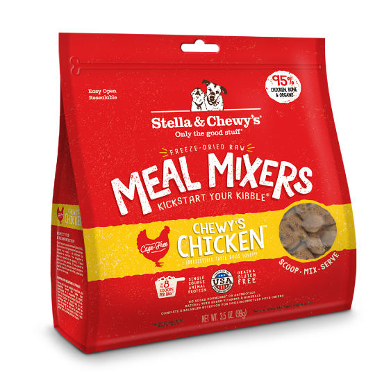 Picture of Stella & Chewy's Chewy's Chicken Meal Mixers Freeze-Dried Raw Dog Food Mixers & Toppers 3.5 oz