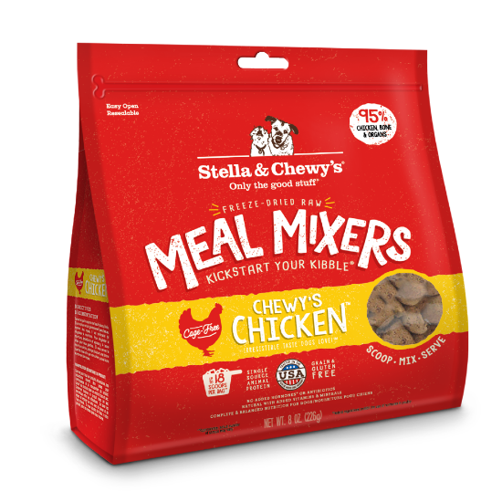 Picture of Stella & Chewy's Chewy's Chicken Meal Mixers Freeze-Dried Raw Dog Food Mixers & Toppers 18 oz