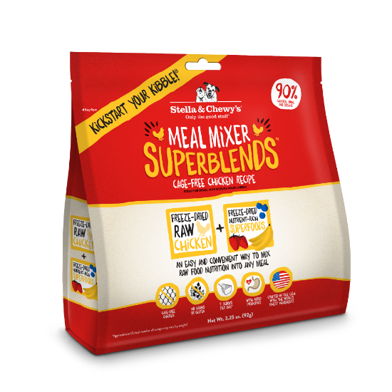 Picture of Stella & Chewy's Cage-Free Chicken Recipe Meal Mixer SuperBlends 3.25 oz