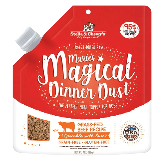 Picture of Stella & Chewy's Marie's Magical Dinner Dust Grass-Fed Beef Recipe for Dogs 7 oz