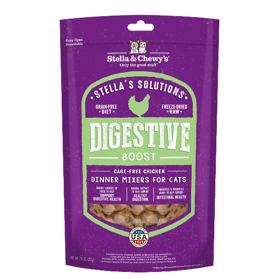 Picture of Stella & Chewy's Digestive Boost Cage-Free Chicken Dinner Mixers for Cats 7.5 oz