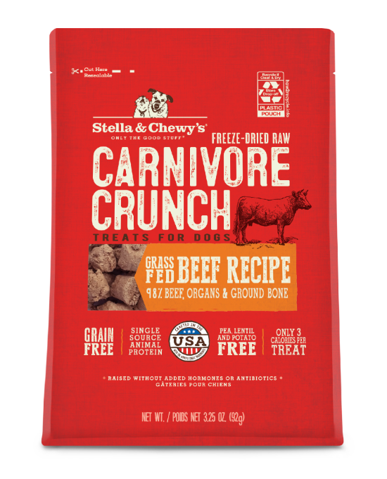 Picture of Stella & Chewy's Carnivore Crunch Grass-Fed Beef Recipe 3.25 oz