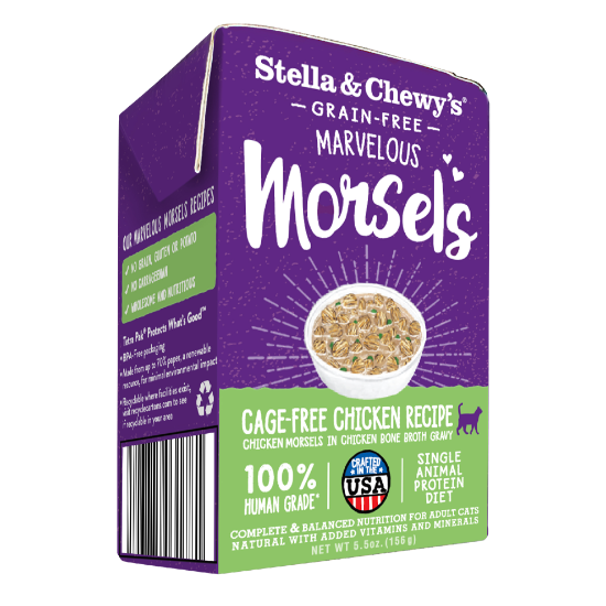 Picture of Stella & Chewy's Cage-Free Chicken Recipe Cat MARVELOUS Morsels 5.5 oz