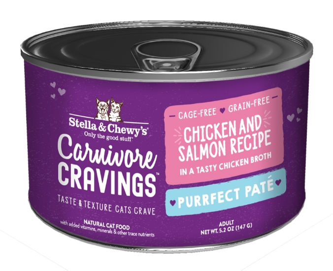 Picture of Stella & Chewy's Kitten Chicken & Salmon Recipe Wet Food For Cats (5.2 oz x 24)