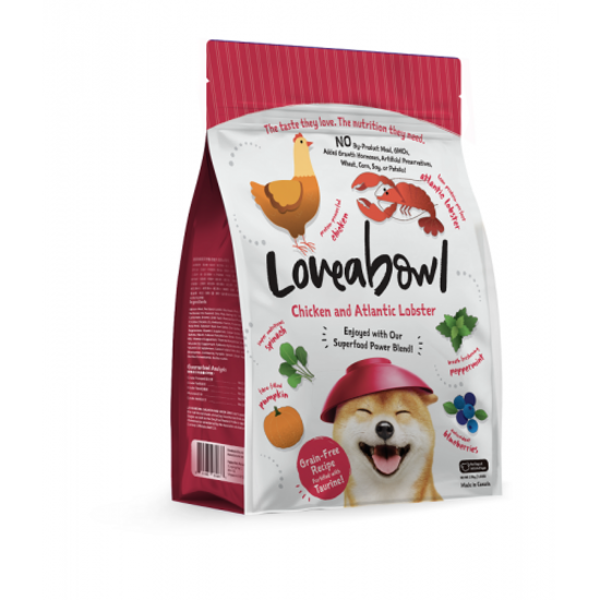 Picture of Loveabowl Grained-Free Chicken and Atlantic Lobster All Dog Food 1.4kg