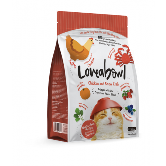 Picture of Loveabowl Grained-Free Chicken and Snow Crab All Cat Food 1kg