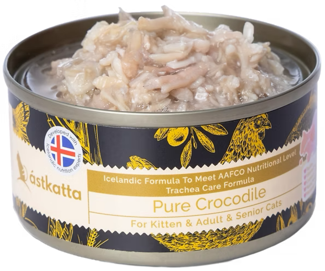 圖片 Astkatta 純鱷魚肉絲主食罐 (80g X 6)