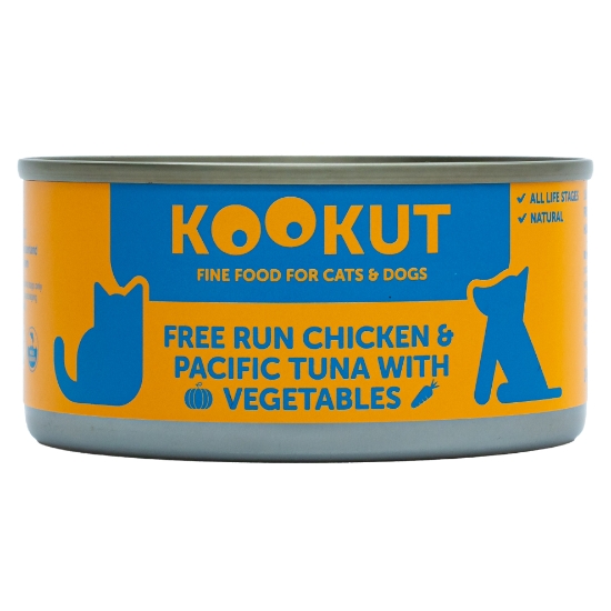 Picture of KOOKUT FREE RUN CHICKEN & PACIFIC TUNA WITH VEGETABLES (6 x 150G)