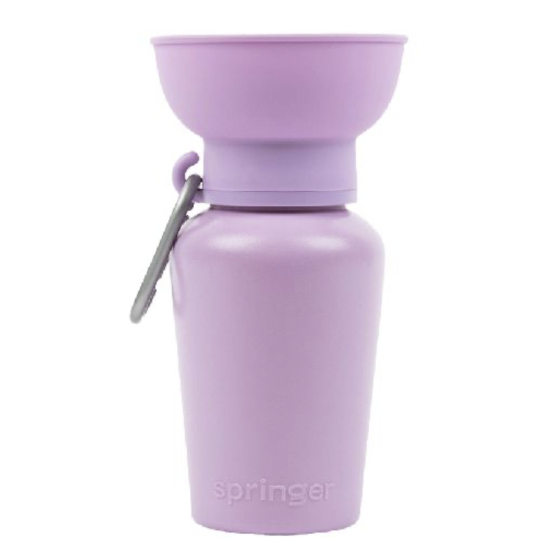 圖片 Springer - 丁香紫 590ml 寵物摺叠便携防漏水樽